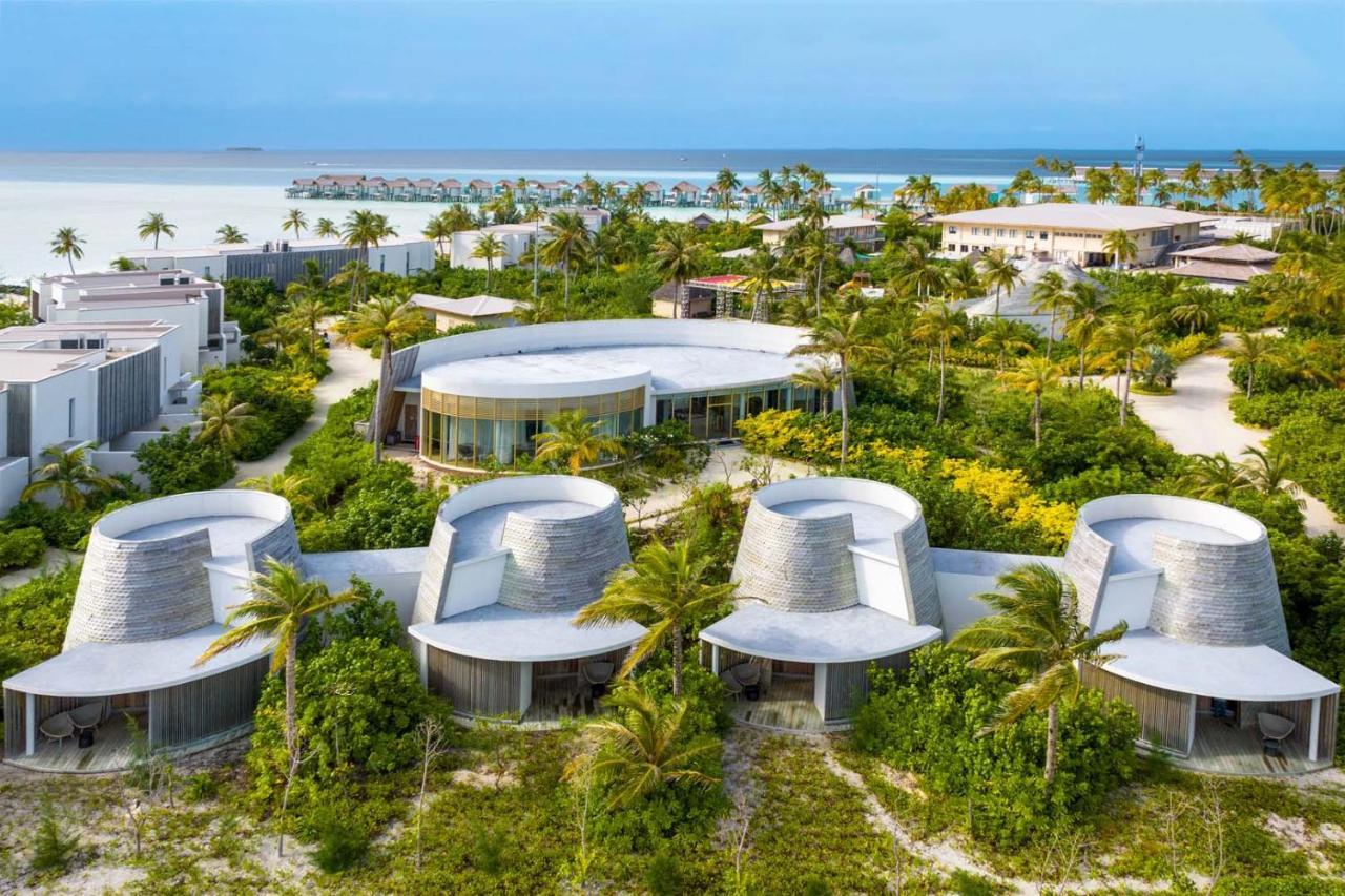 Hard Rock Hotel Maldives - Complimentary Roundtrip Speed Boat Transfer Until 21St December 2025 Emboodhoo Lagoon Esterno foto Aerial view of the hotel