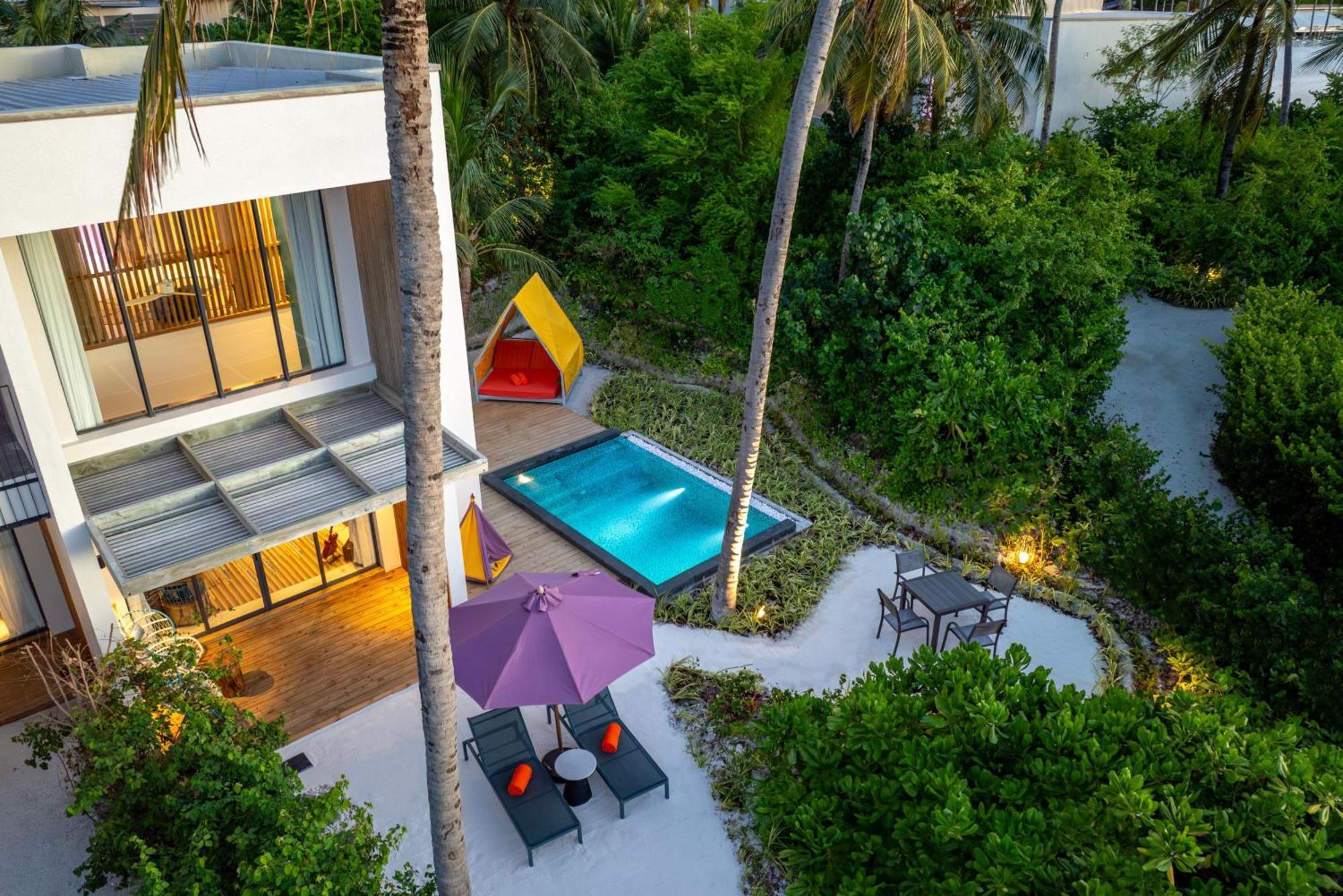 Hard Rock Hotel Maldives - Complimentary Roundtrip Speed Boat Transfer Until 21St December 2025 Emboodhoo Lagoon Esterno foto A villa at the resort