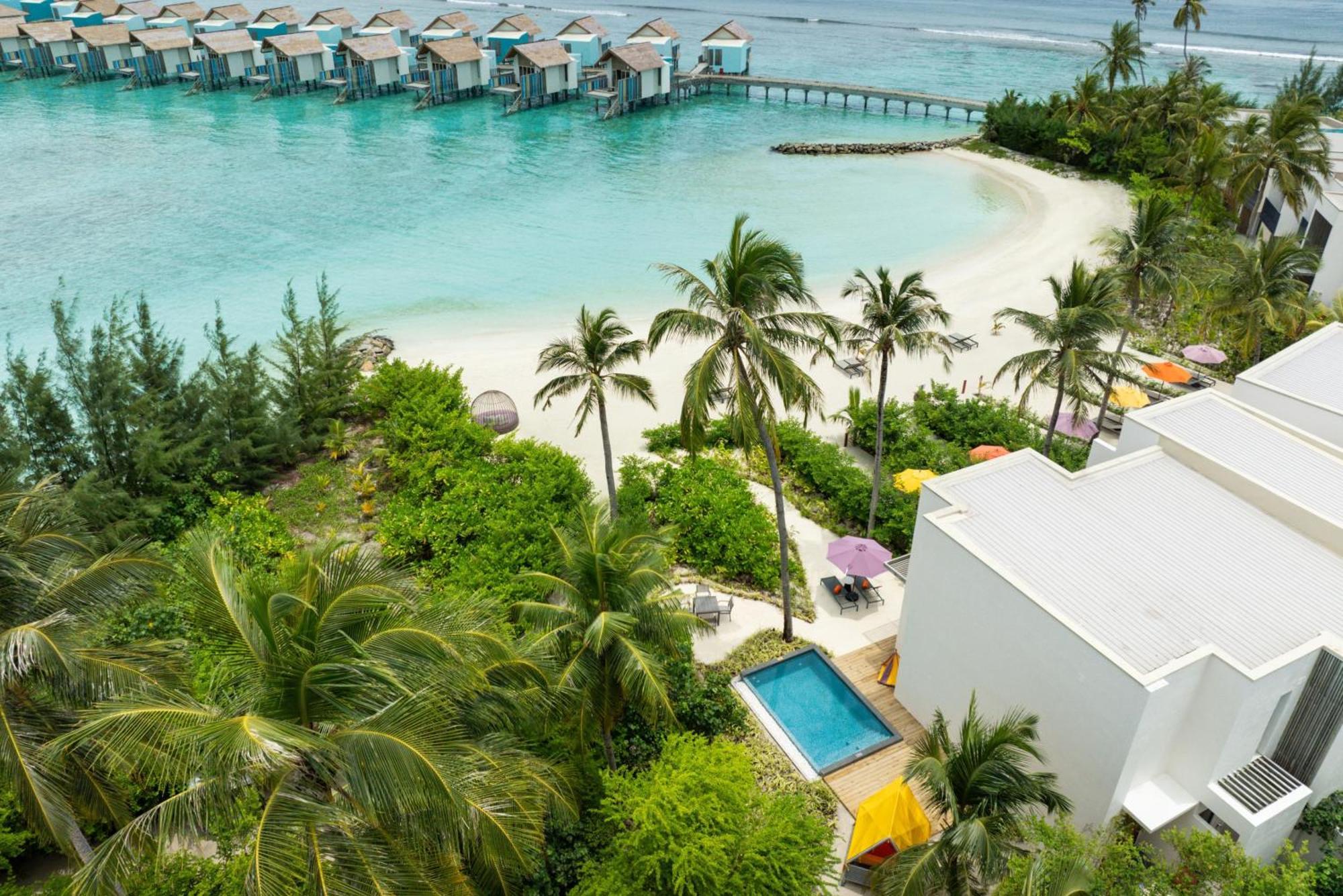 Hard Rock Hotel Maldives - Complimentary Roundtrip Speed Boat Transfer Until 21St December 2025 Emboodhoo Lagoon Esterno foto The beach at the hotel
